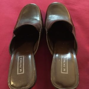 M Patrick dark brown women's shoes